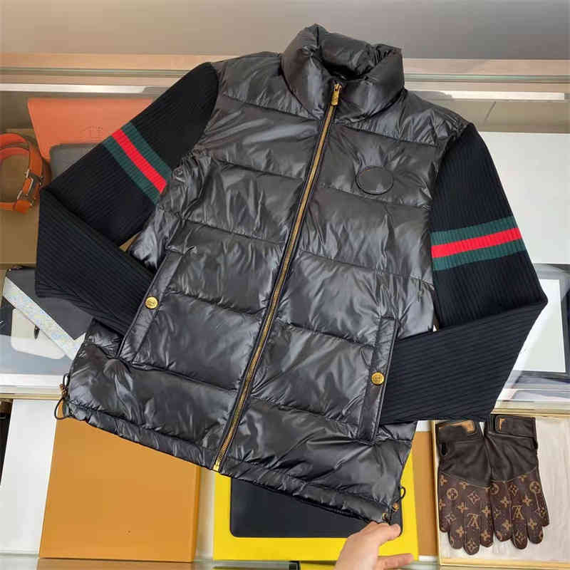 

Men's Down & Parkas winter Mens down jacket hooded jackets men women Couples Parka Outerwear thick coat black red fashion pies overcome H603