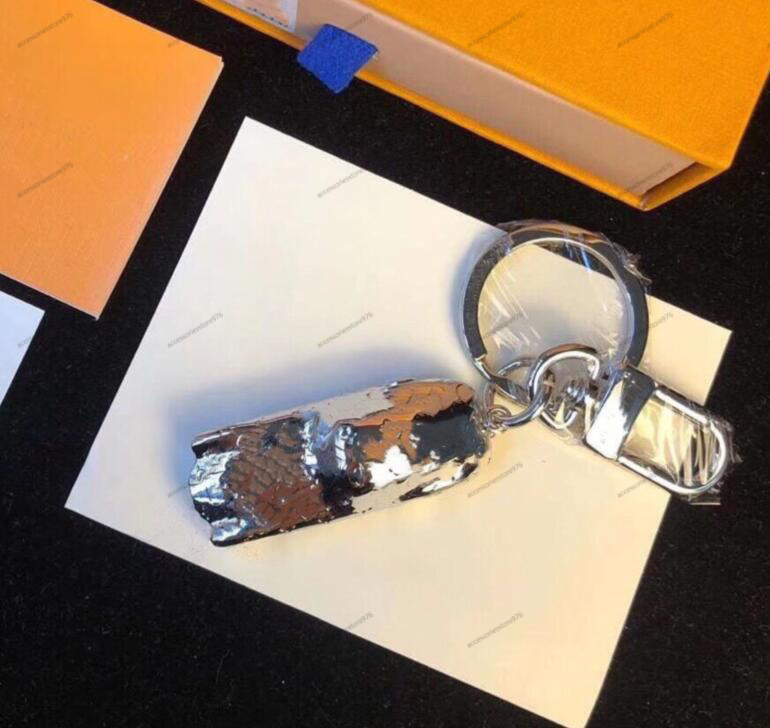 

Sports Car Silver Full Letter Keychains High Quality Metal Handmade Unisex Designer Key Ring Men Women Pendant Punk Keychain Jewelry