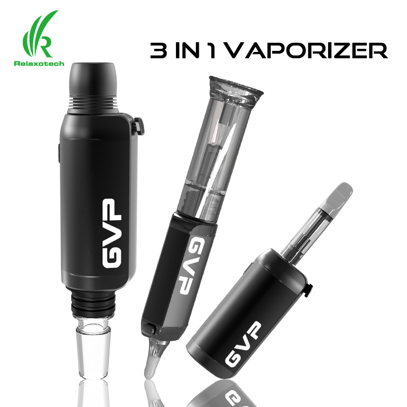 

Portable Dab Rig Nectar Collector kit Bong Water Pipe 3 IN 1 850mAh Battery Concentrate Wax Vaporizer Enail on the go