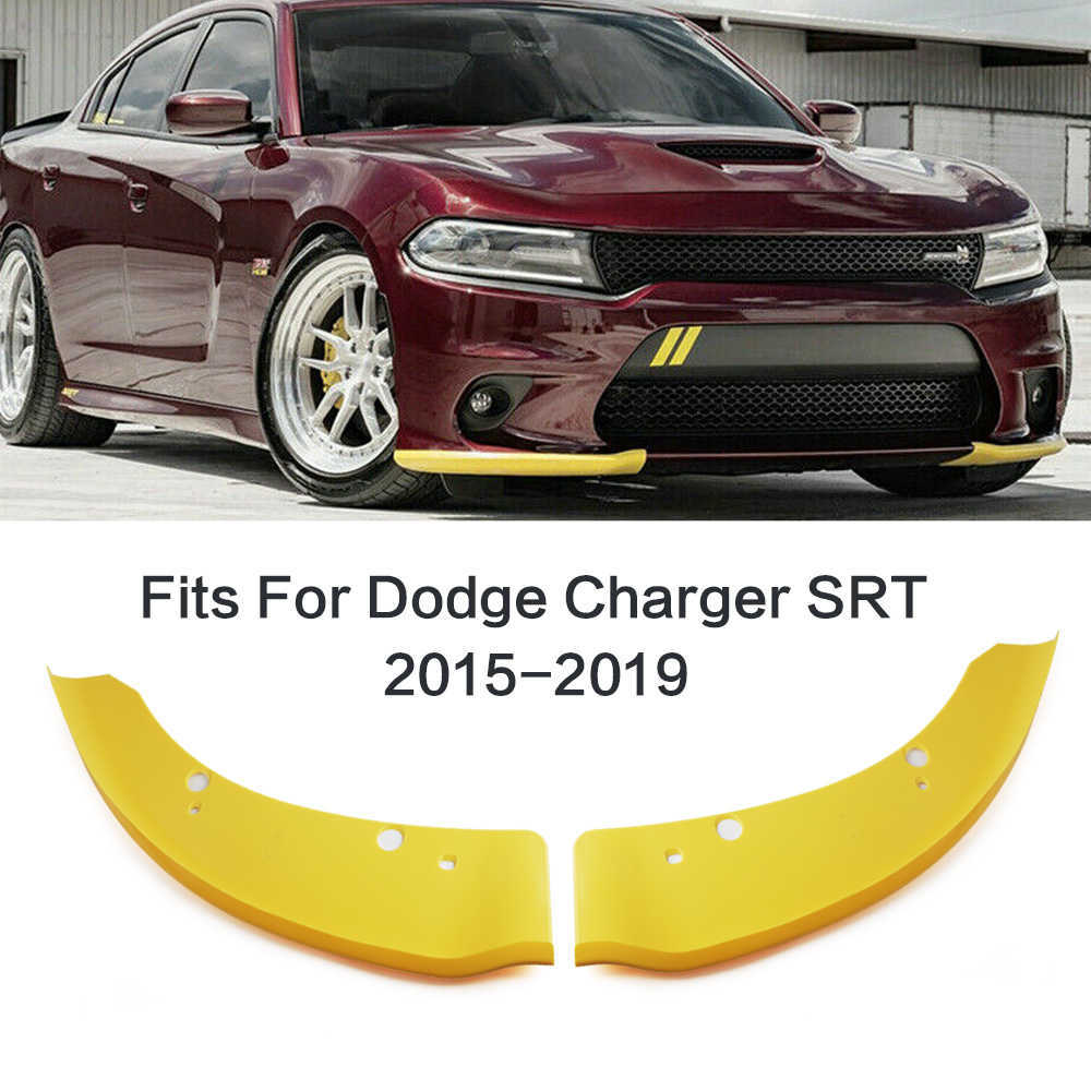 

1 Pair Car Front Bumper Splitter Lip Deflector Lips Diffuser Spoiler Protection For Dodge Charger SRT Scat Pack 2015-2019 Car