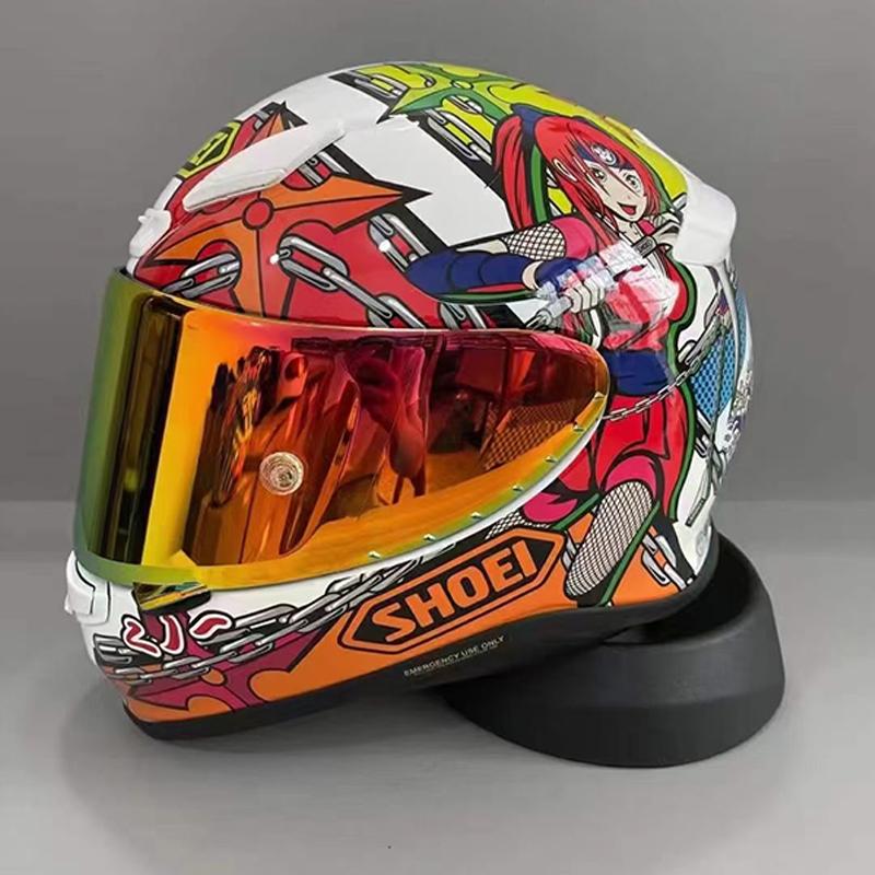 

Motorcycle Helmets Full Face Helmet Shoei RF-1200 NXR STIMULI TC-10 Riding Motocross Racing Motobike, Clear visor