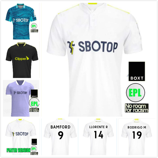 

2021 2022 leeds soccer jerseys utd COSTA ALIOSKI BAMFORD Hernandez 21 22 Klich Rodrigo M PHILLIPS HARRISON T ROBERTS COOPER POVEDA goalkeeper united football shirt