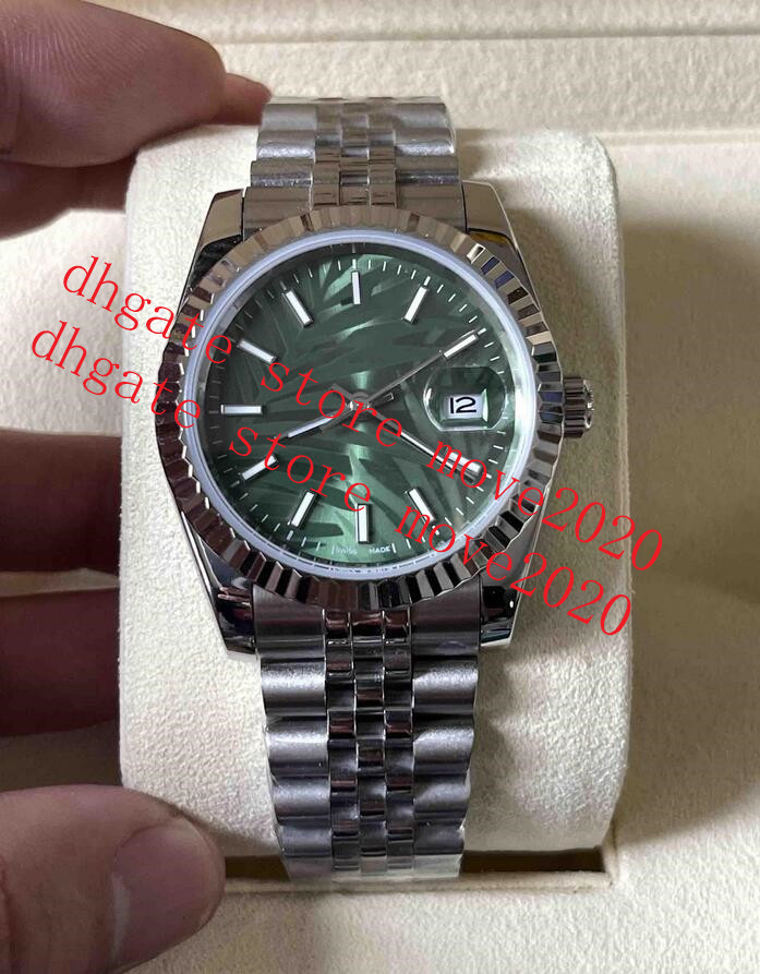 

move2020 Datejust Green Dial Unisex Mens Watch 36mm Sapphire Glass Automatic Mechanical Stainless Oyster Perpetual Turquoise 124300126200126234 Wristwatches, This is a link.no watch