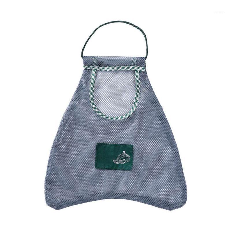 

Storage Bags 4 Pcs/Set Kitchen Onion Net Multi-Purpose Breathable Fruit Vegetable Wall Hanging Bag Garlic Organizer Basket