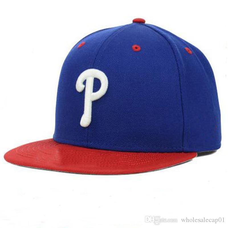 

Phillies P letter Baseball caps Newest Arrivals Mens bones swag Gorra Cotton Gorras For Adult Fitted Hats