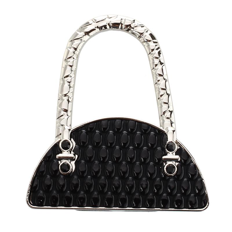 

Robe Hooks Black Folding Foldable Handbag Bag Purse Table Hook Hanger Holder