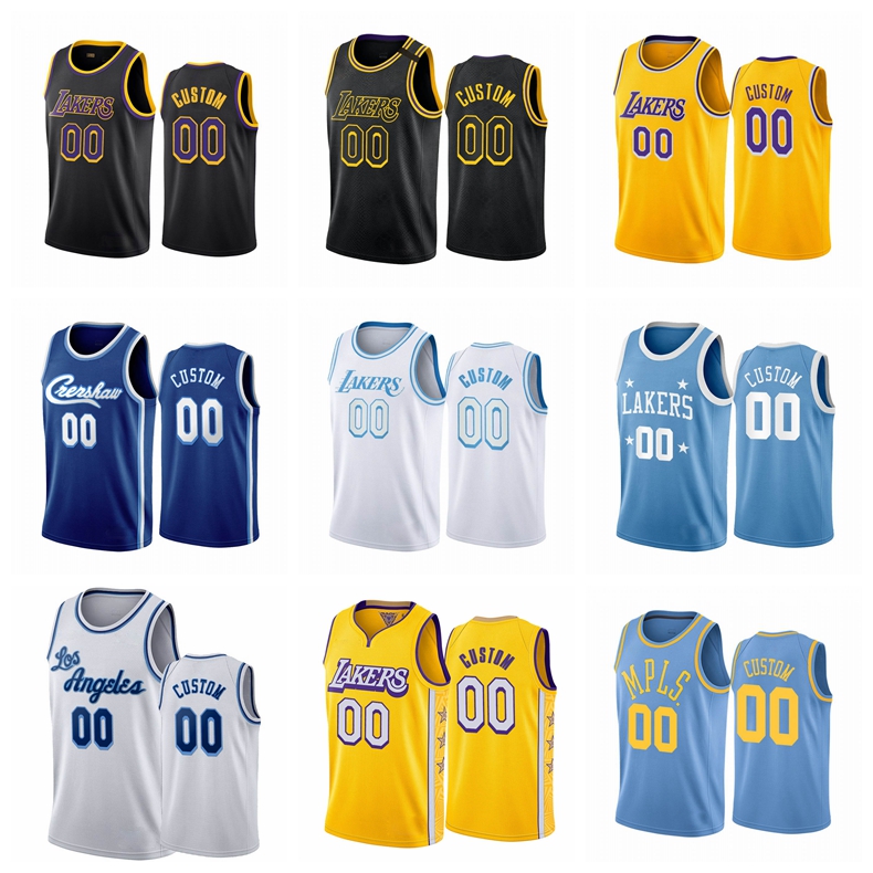 

LosAngelesLakersMEN 2020-21 Custom Earned Black #00 Basketball Jersey