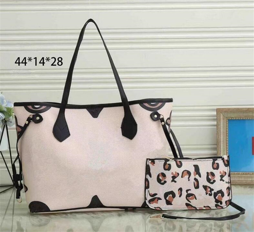 

Designer Wild at Heart series ONTHEGO womens tote bags speedy Leopard Embossing Genuine Leather Handbags Mini bag Pretty 145, S1