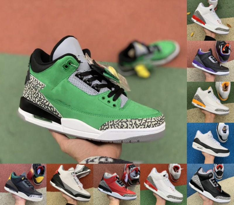 

3s 3 Basketball Shoes Katrina Knicks Rivals JSP TINKER SP BLACK CEMENT UNC Blue PE Mocha Airs Mens trainer Laser Orange Fragment Size 40-46