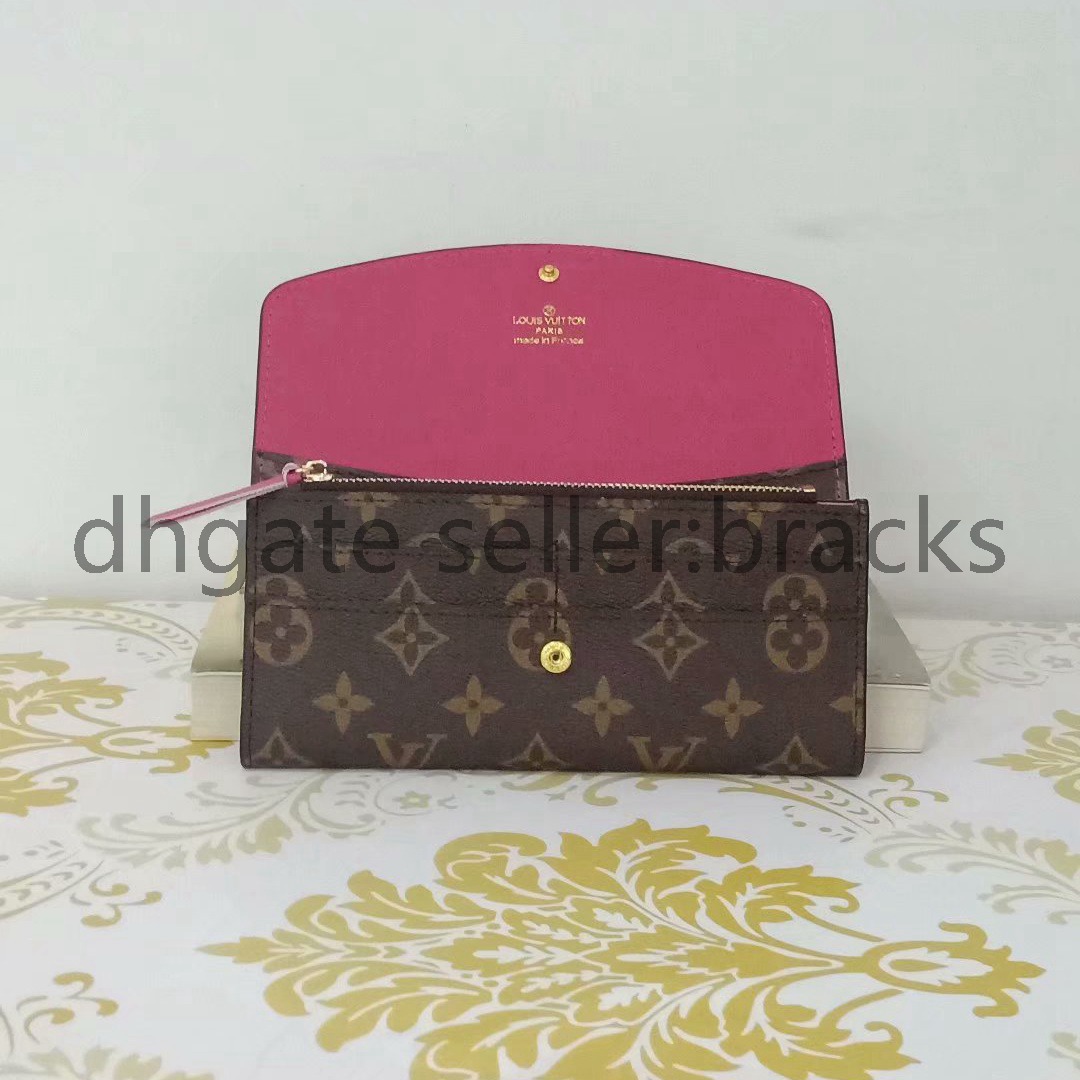 

with box Designers shopping wallet bags louis bag vitton lvwomen's and men's purses lv wallets handbags shoulder bag card holder, Red;black