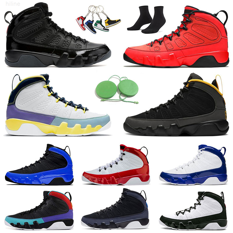 

2021 Arrival Jumpman 9 Mens Basketball Shoes Change The World 9s Motorboat Jones University Gold Gym Red UNC Space Jam Bred Men Sneakers