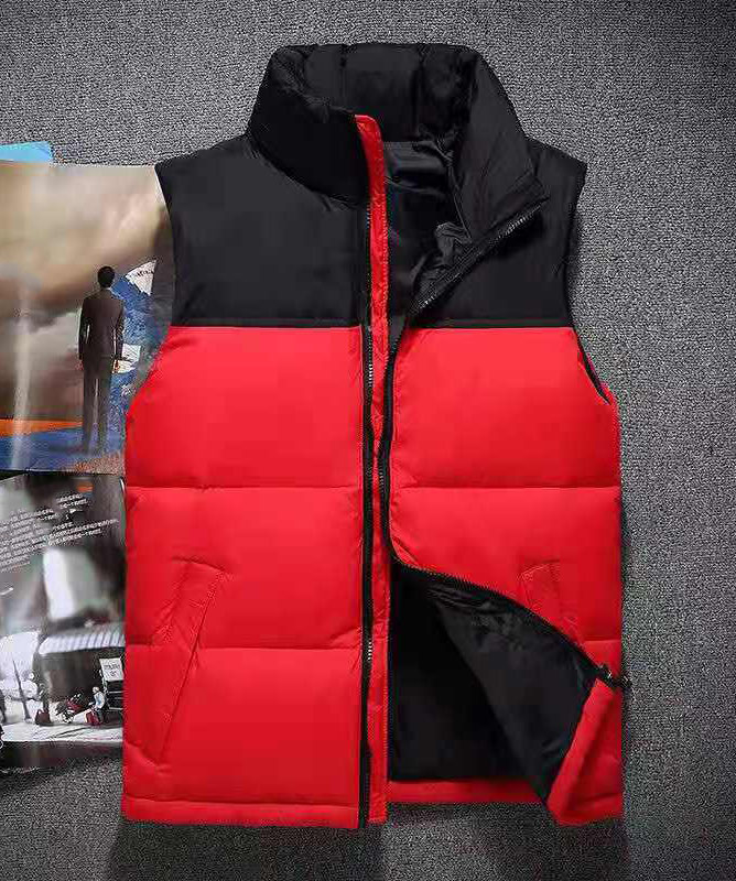 

Fashion mens vest designer sleeveless waistcoat men Down cotton jacket vests Keep warm Autumn Winter Casual Coats thicken outdoor coat cold jackets