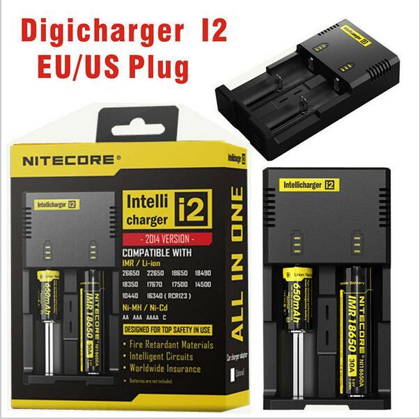 

Hot! Nitecore I2 Digicharger LED Display Battery Charger Universal Nitecore Charger & Charging Cable & Retail Package