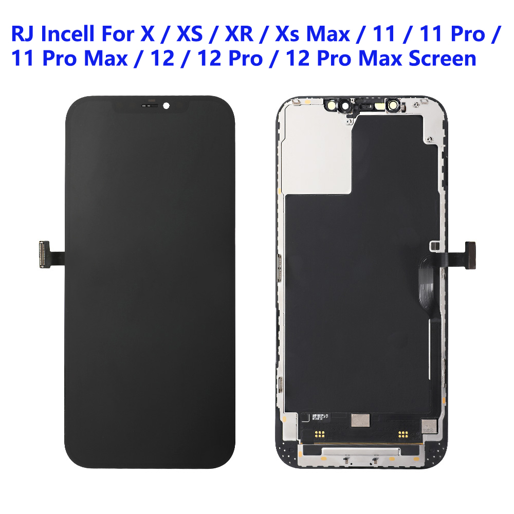 

Yang Phones Accessories For iPhone XS XR 11 12 Pro Max LCD Panels Used to repair phone display RJ Incell Quality Touch Digitizer Screen Assembly Replacement Black