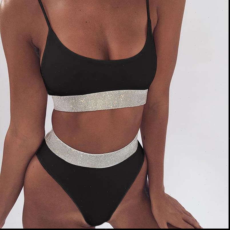 

women tracksuits summer two piece set tracksuit high waist briefs amp crop ladies solid color sequin lady beach, Gray