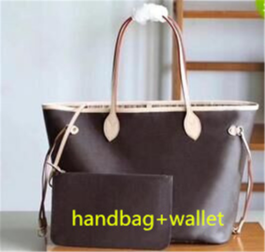 

2pcs Large Capacity totes Shoulder Bags designer Handbags women Purse Ladies Shopping bag leather