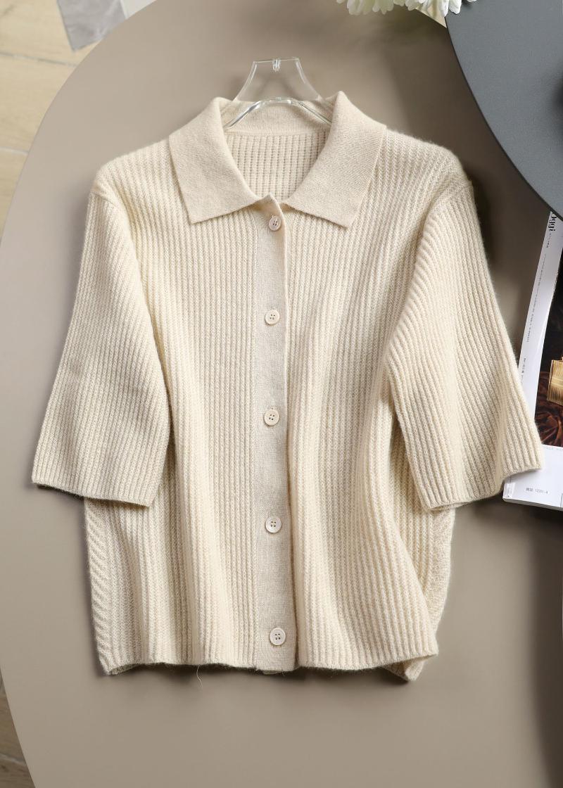 

Women's Knits & Tees 2021 Women Fashion Short Sleeve Sexy Cashmere Sweater 0811