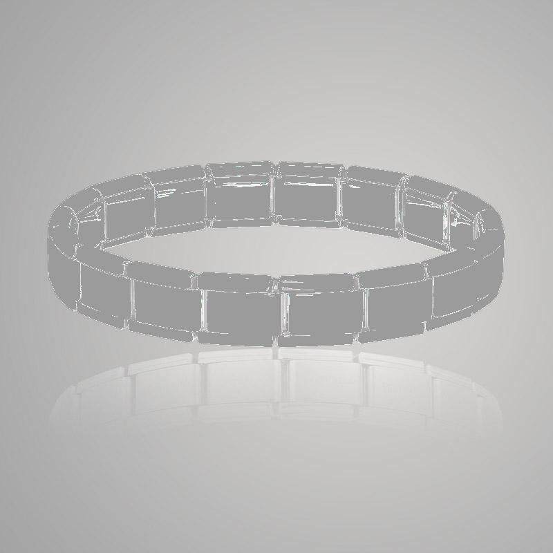 Bangle Bougeo Stainless Steel Bracelet Letter And Stretch Fashion For Everybody Nomination Jewelry Style307A