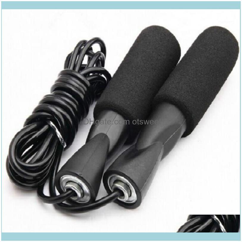 

Ropes Equipments Supplies Sports & Outdoors1Pc Skip Aerobic Exercise Boxing Skipping Jump Rope Adjustable Speed Fitness Black Pvc Cord Beari