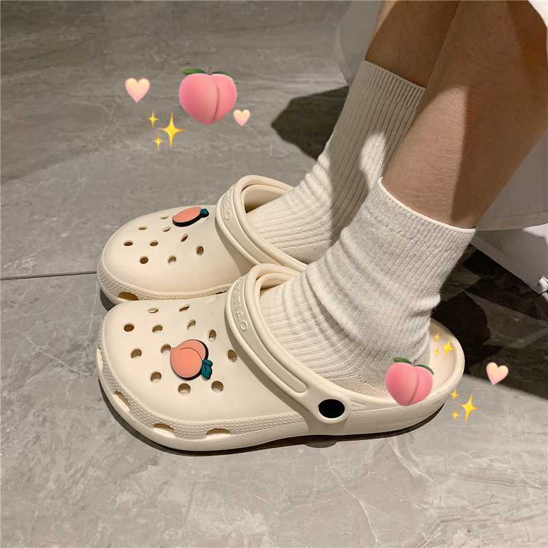 

Cartoon Lovely Women Slippers Joker Soft Bottom Home Slippers Summer Sandals Slides Women Hollow Out Beach Shoes Flip Flops Muje 210611