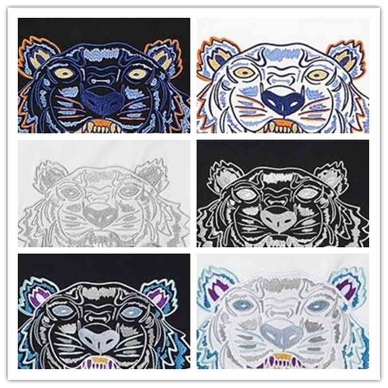 20SS European American fashion embroidered tiger t shirt, men win spring and summer short sleeve T-shirt casual men's quality S-XXL size