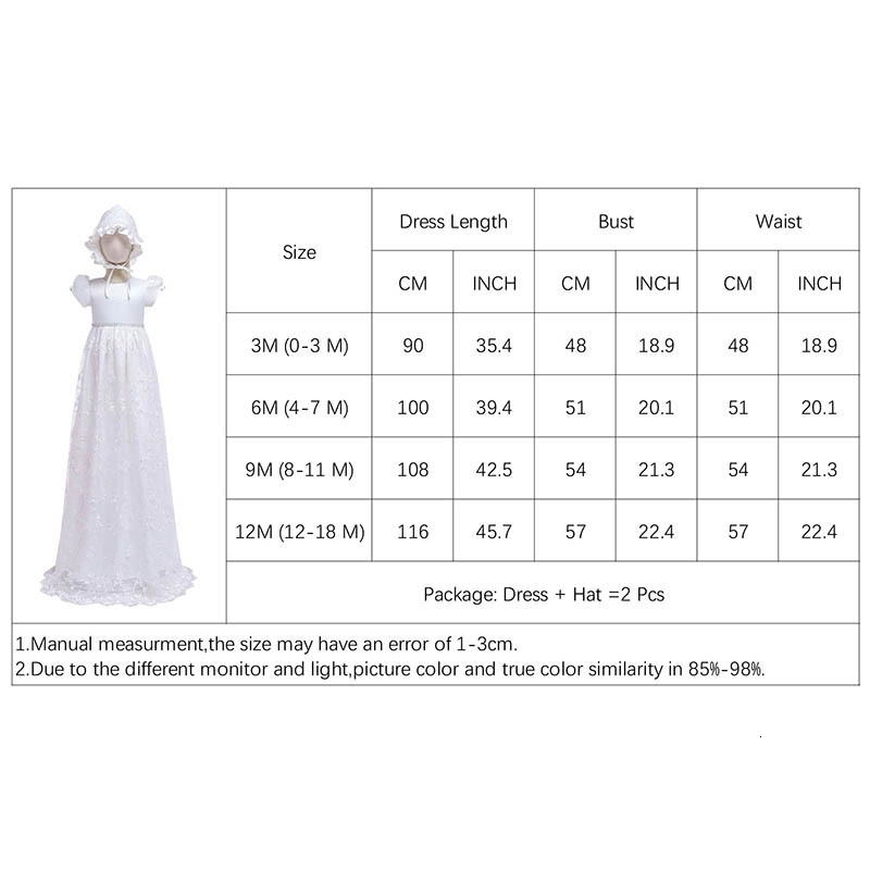 Chicas para niñas Boutique Boutique vestido de bautismo blanco algodón bordado encaje alargar el vestido de bautizo con sombrero de volantes Vestidos de cumpleaños infantil 1027 Chicas para niñas Boutique Boutique vestido de bautismo blanco algodón bordado encaje alargar el vestido de bautizo con sombrero de volantes Vestidos de cumpleaños infantil 1027