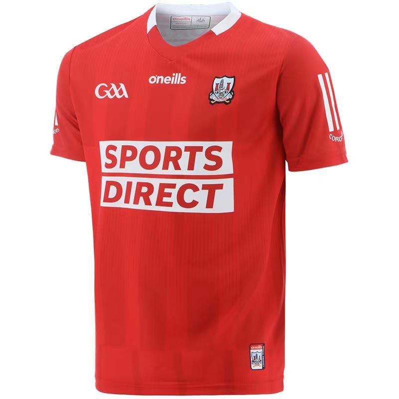 

2021 Cork Home Jersey 2021 IRELAND CORK TRAINING RUGBY JERSEY size S-3xL-5XL, Black