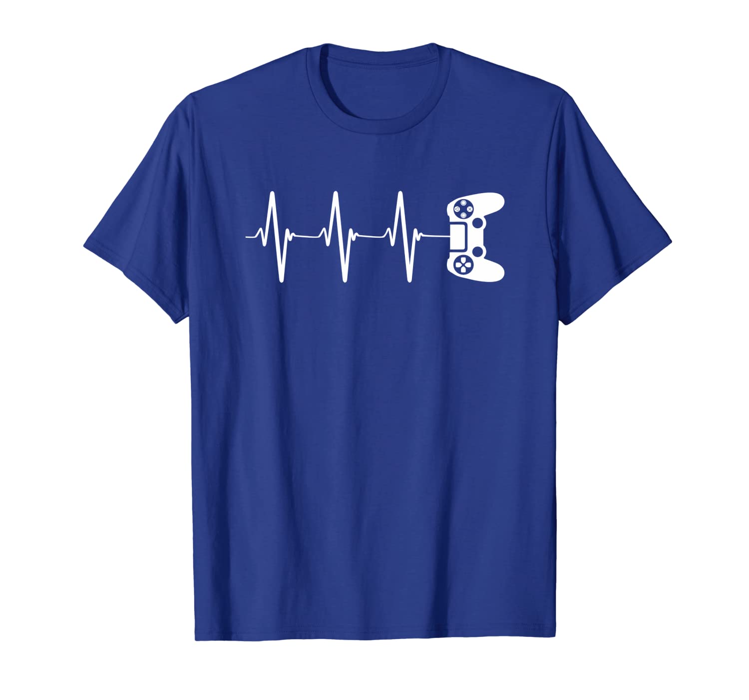 

Gamer Heartbeat Shirt - Video Game Player Gift, White;black