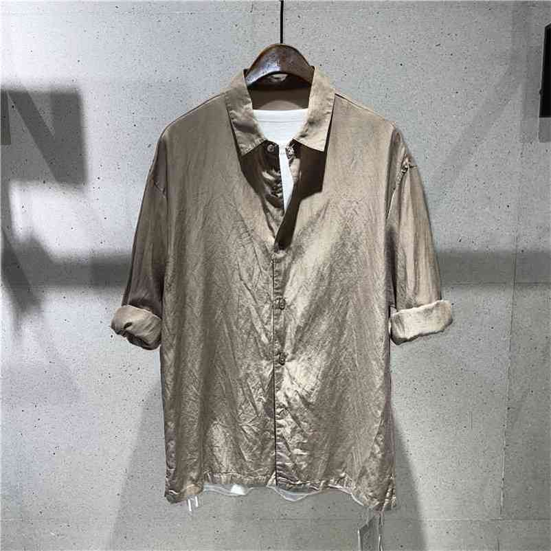 

Cotton and linen summer leisure young handsome joker thin model 210708, Khaki