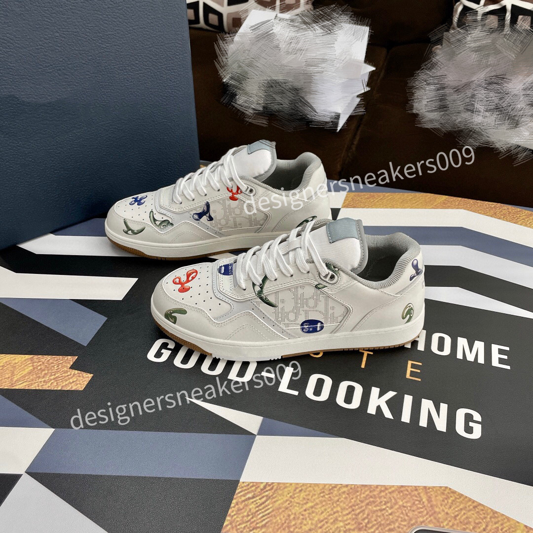 

2021 Casual Shoes Genuine Leather Thick Soled Mens Women Dad Sneaker Letters Vintage Lace-UP Increase Platform Leisure Flat Shoe Dress Shoes, 03