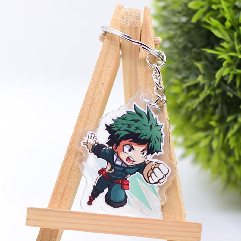 

My Hero Academia Keychain Anime Boku No Keyring WL0195 Keychains, Silver