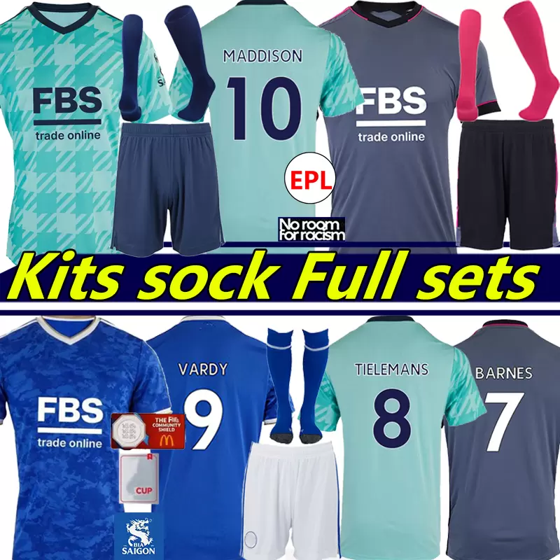 

21 22 Leicester The FA Champions WEMBLEY soccer jerseys City VARDY MADDISON TIELEMANS NDIDI DAKA AYOZE Barnes IHEANACHO Soyuncu 2021 2022 me, Black;yellow
