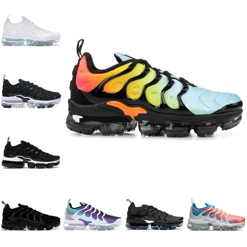 

Sale 2021 New TN Plus Mens Running Shoes Pink Sea Triple Black White Red Voltage Purple USA Grape Lemon Lime Bumblebee Be True Trainers Spor