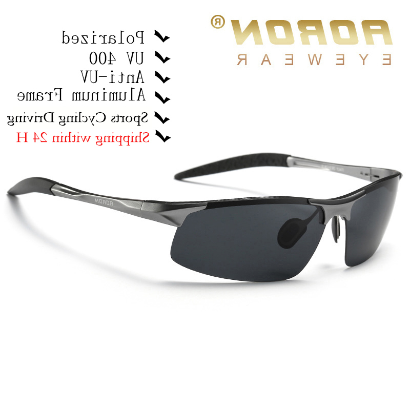 

AORON Driving Polarized Sunglasses Men Aluminum Magnesium Frame Sport Sun Glasses Driver Retro Goggles Sunglass UV400 Anti-Glare wholesale, White;black