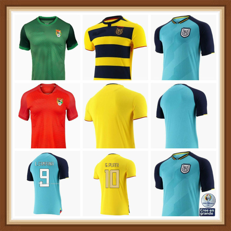 

Ecuador 2021 Copa America soccer jerseys home yellow away biue Pervis Estupiñán 2022 Gonzalo Plata Michael Estrada football shirts thailand, Black;yellow