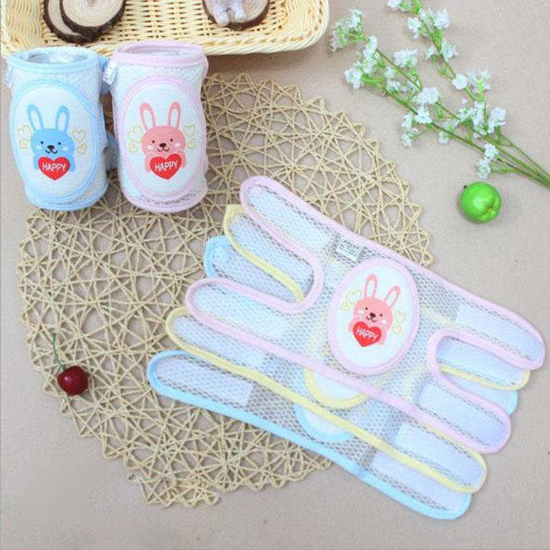 

Elbow & Knee Pads Rayseeda 1pair Baby Safety Crawling Breathable Summer Leg Sleeves Kids Learn Walking Protector Children LegWarmerElbow, Pink-rabbit