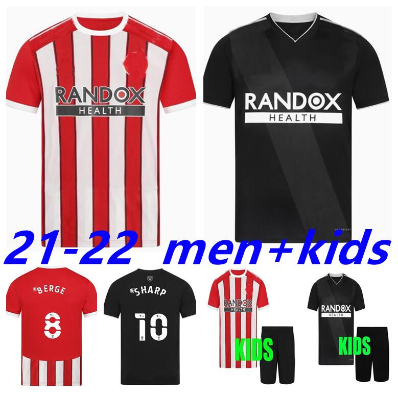 

2021 2022 Sheffield Soccer Jerseys MOUSSET BERGE United 21 22 camiseta de fútbol McBURNIE LUNDSTRAM FLECK home away Football Shirt NORWOOD SHARP men kids kit