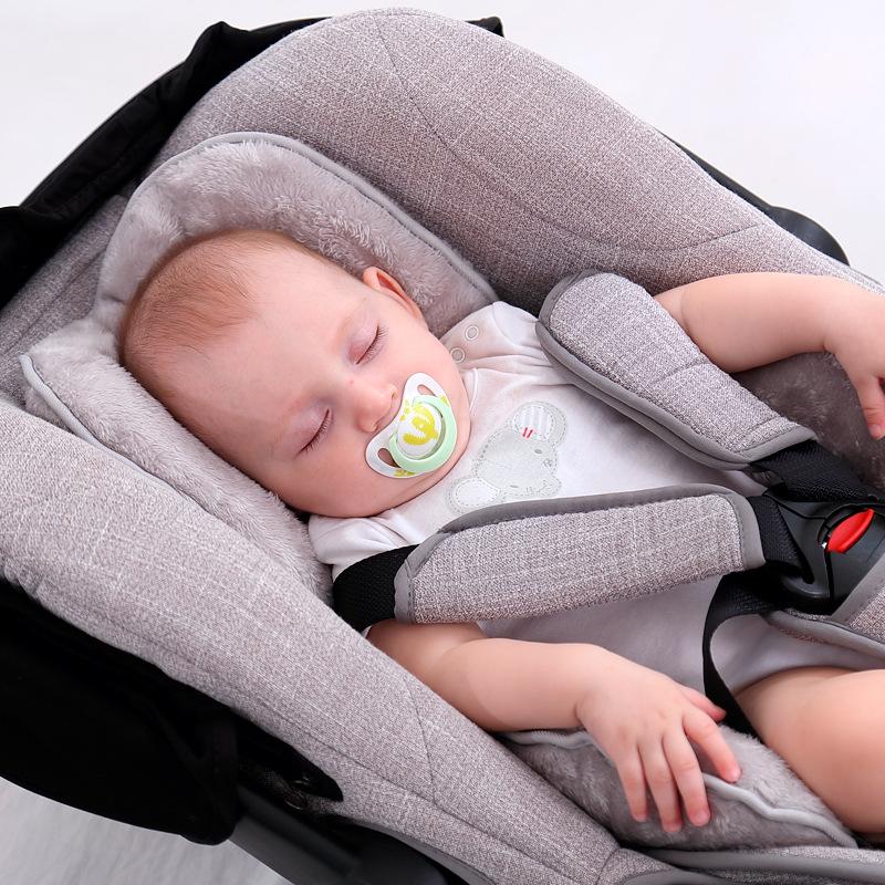 

Stroller Parts & Accessories Baby Trolley Plush Sleeping Mat Infant Car Seat Pad Warmth Shaping Cushion Safety Chair Mats Supplies
