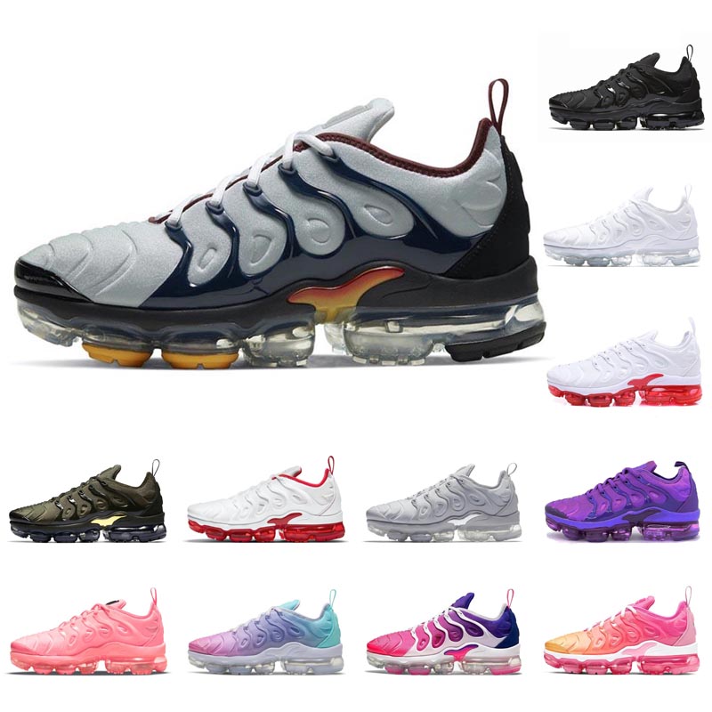 

mens Black TN Gold Running shoes Plus men trainers Cargo Khaki Bumblebee Blue Force women sneakers outdoor sports, Usa vibes