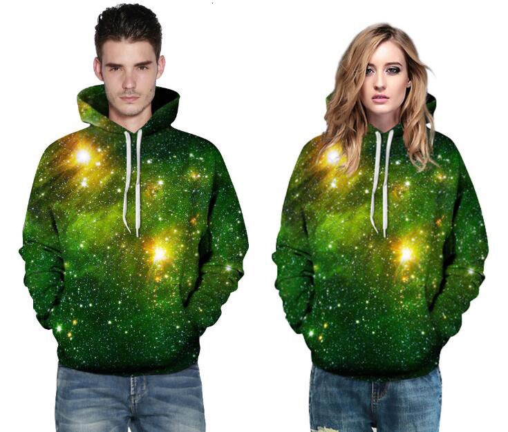 

Men's T-Shirts Space Galaxy 3D Sweatshirts Men/Women Hoodies With Hat Print Stars Nebula Autumn Winter Loose Thin Hooded Tops RW73, Colors