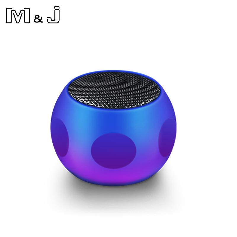 

Portable Speakers RYWER Super-Mini Metal Wireless Bluetooth Speaker Handfree Call Aluminium Alloy Multicolor Body Mini MIC