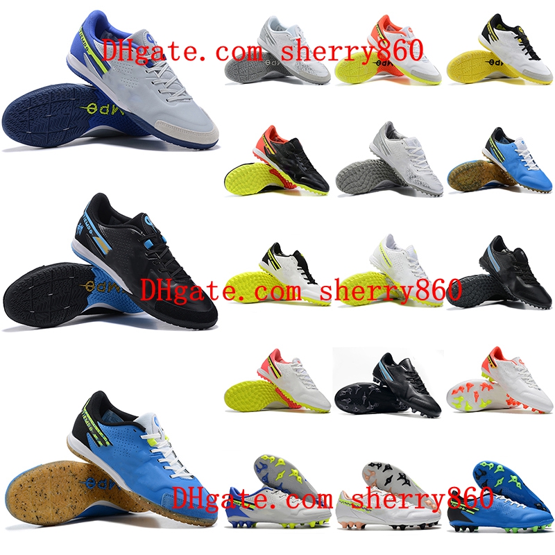 

2022 mens soccer shoes Tiempo Legend 9 TF MD Pro IC Academy AG cleats football boots Tacos de futbol Trainers Sports, As picture 2