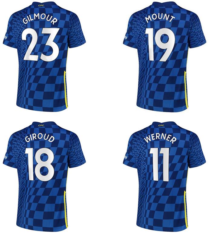 

21/22 CFC LUKAKU WERNER PULISIC ZIYECH Soccer Jersey 2021 Home MOUNT KANTE HAVERTZ CHILWELL GIROUD LOFTUS-CHEEK AZPILICUETA Football Shirt ZDS, Black;yellow