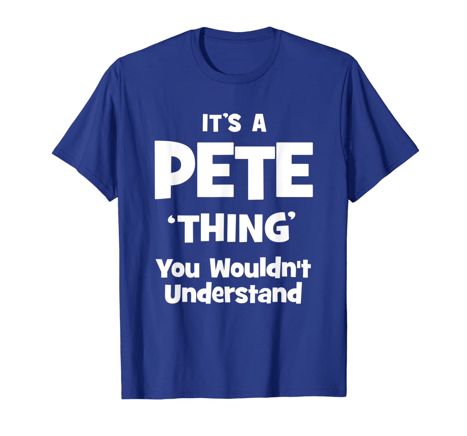 

pete thing name family reunion funny t-shirt, White;black