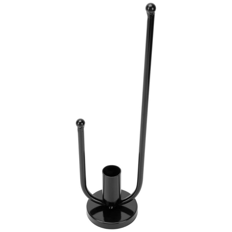 

Candle Holders 1Pc Ironwork Candlestick Creative Nordic Style Restaurant (Black)