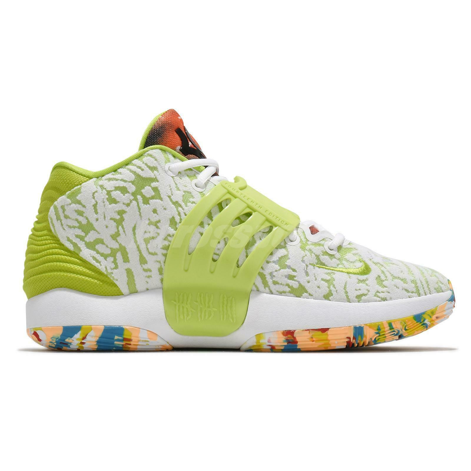 

2021 high quality KD 14 EP XIV Kevins Durant Cyber White Lime Green Kids Sport Shoes Men Women Basketball Sneakers With box, Black