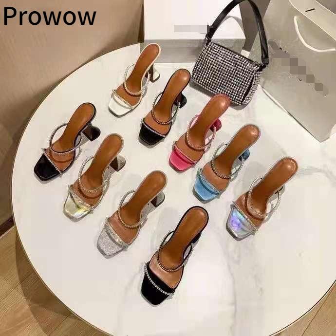 

Dress Shoes ProWow 2021 Sexy Fashion Multi-color Women's High Heels You Deserve To Have A, Black