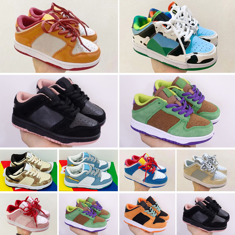 

Kids Running Shoes Sneakers Low UNC Chunky White Black University Red Fur Bears Boys Girls Casual Athletic Children Toddlers Trainers Eur 24-35, Color 18