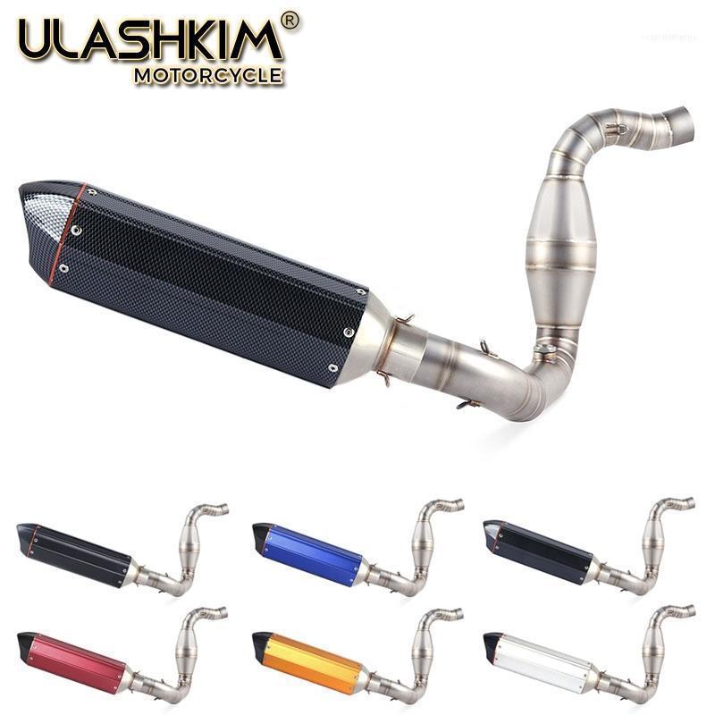 

Motorcycle Exhaust System Full Muffler Escape Slip-On For G310R G310GS G 310R 310GS Middle Contact Pipe1