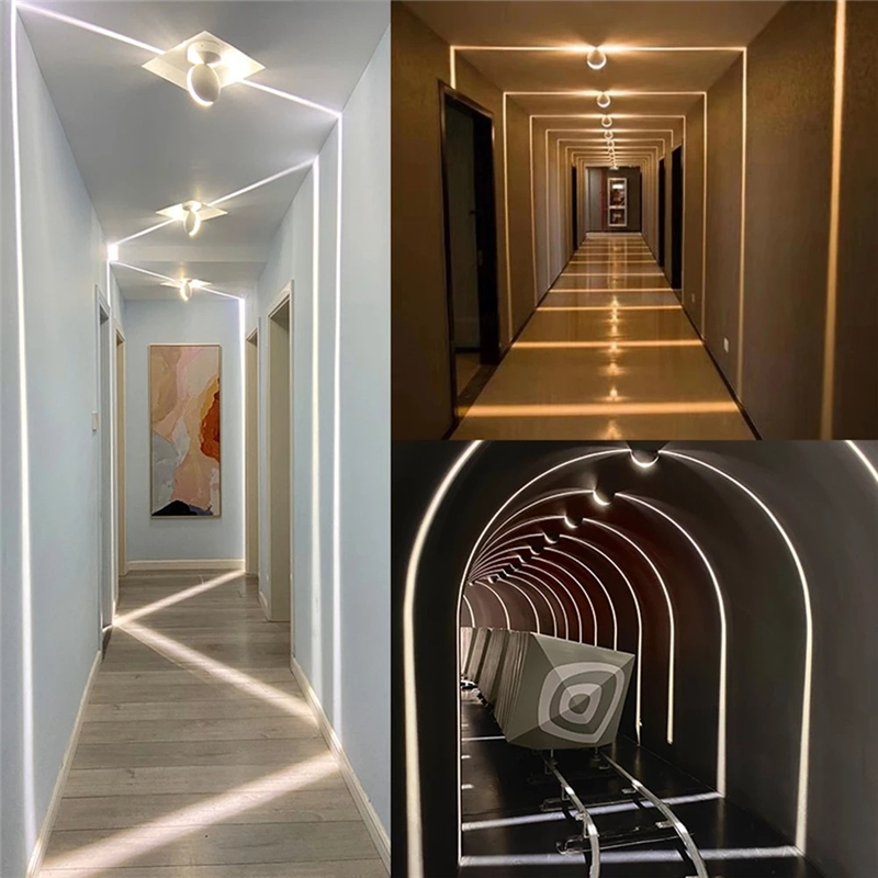 

IP65 Waterproof LED Wall Lamp AC 85-265V Indoor Outdoor Walls Sconce Liner Aisle Bedroom Decorative Lighting Window Lights